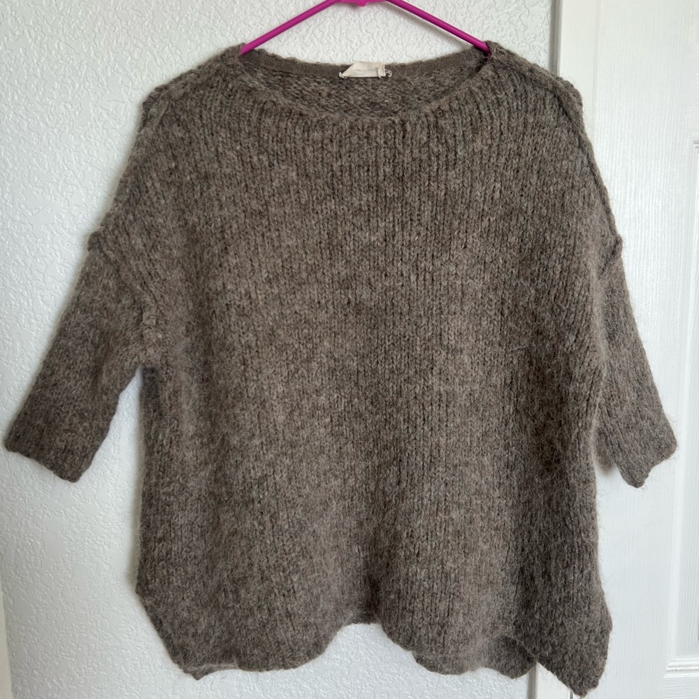 American Vintage Brown Crew Neck Sweater